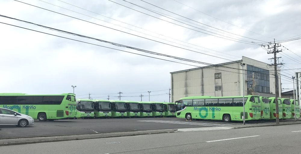 金沢営業所のバス車両 只今絶賛引っ越し中 金沢 富山発 東京ディズニーランド 直通 高速バス 夜行バスなら みどりのバス丸一観光