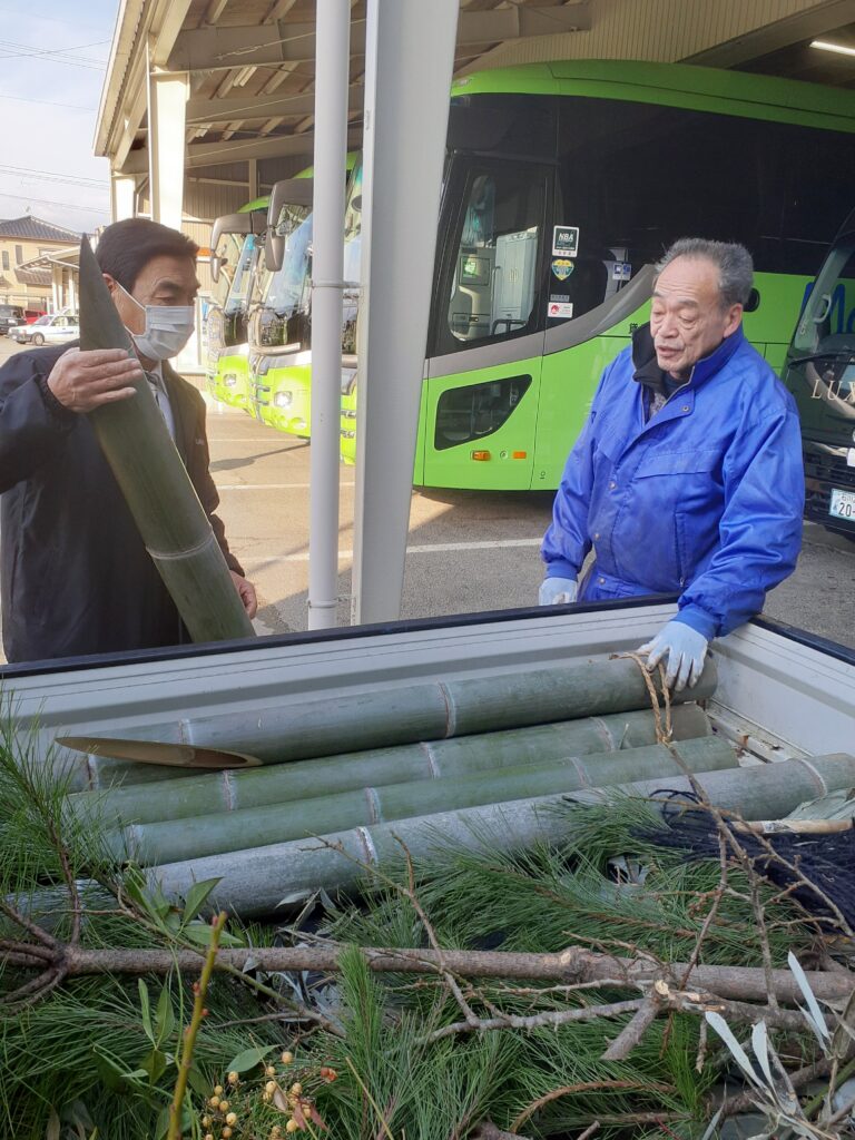 門松お片付け