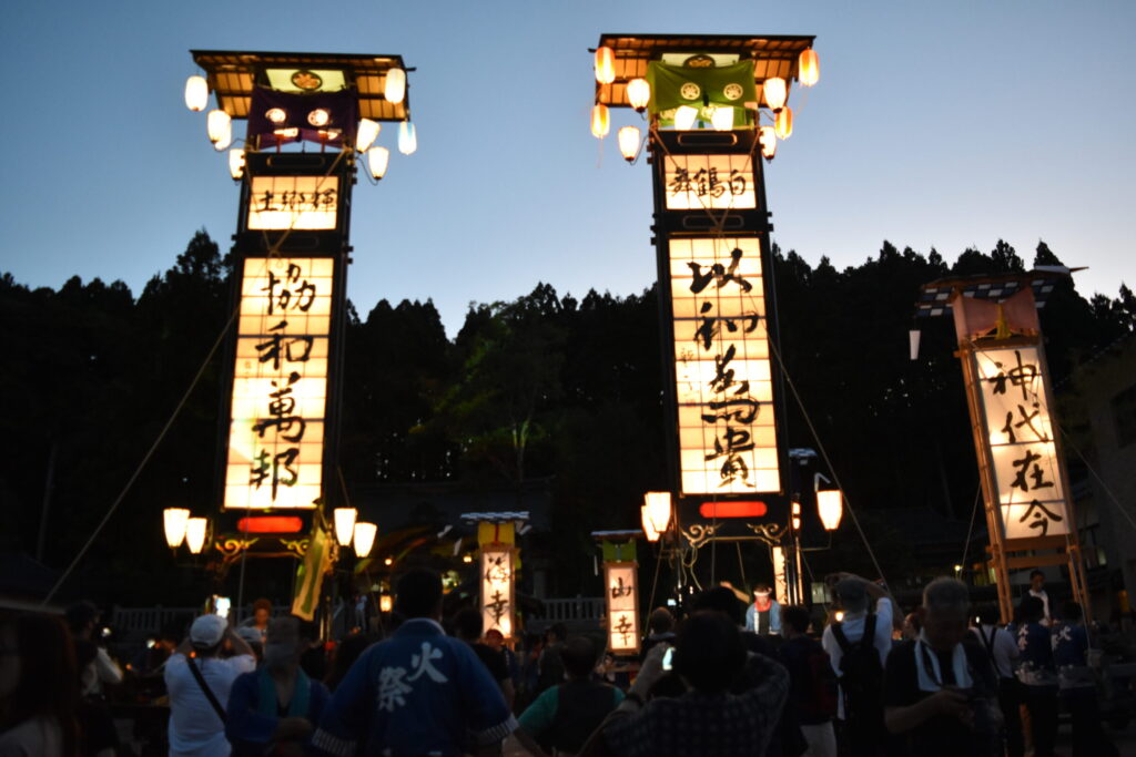 能登島 向田の火祭ツアー